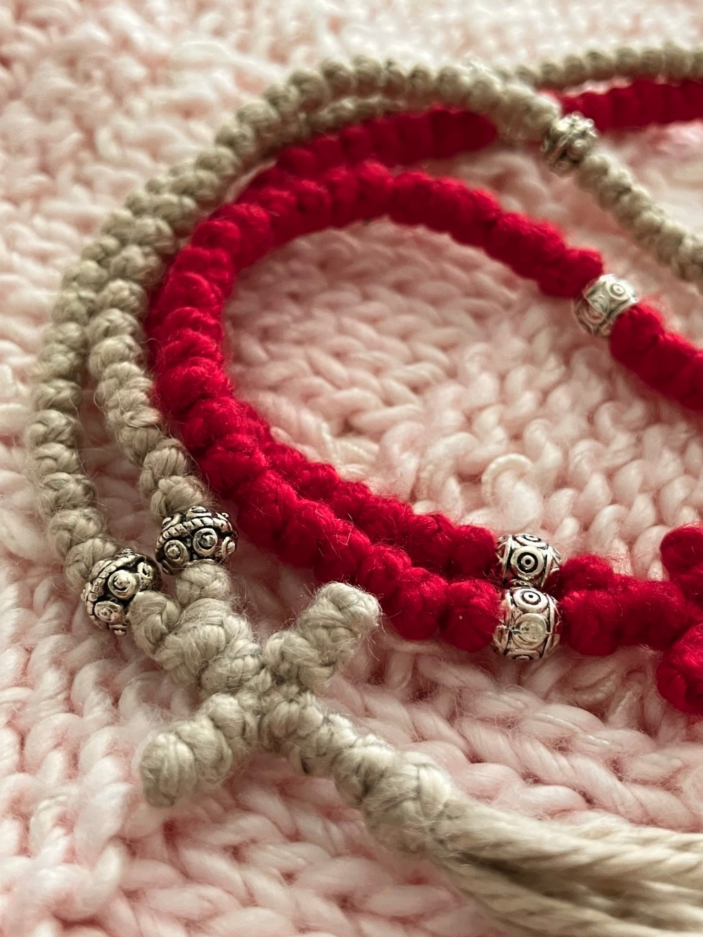 New baby blanket and prayer&nbsp;ropes